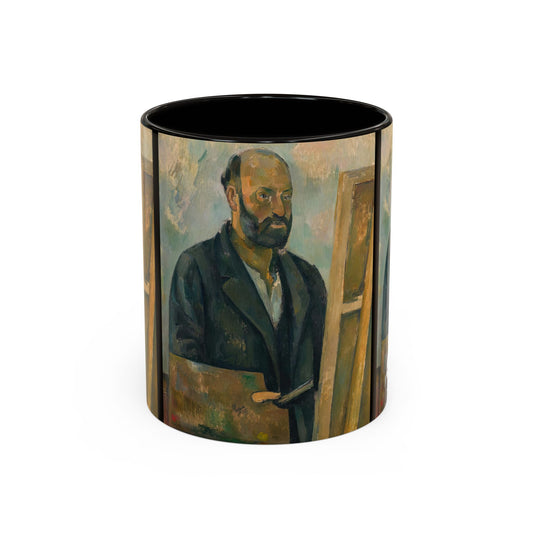 Cézanne, Paul - Portrait of the Artist with a Palette (1890) - Colorful Accent Mugs