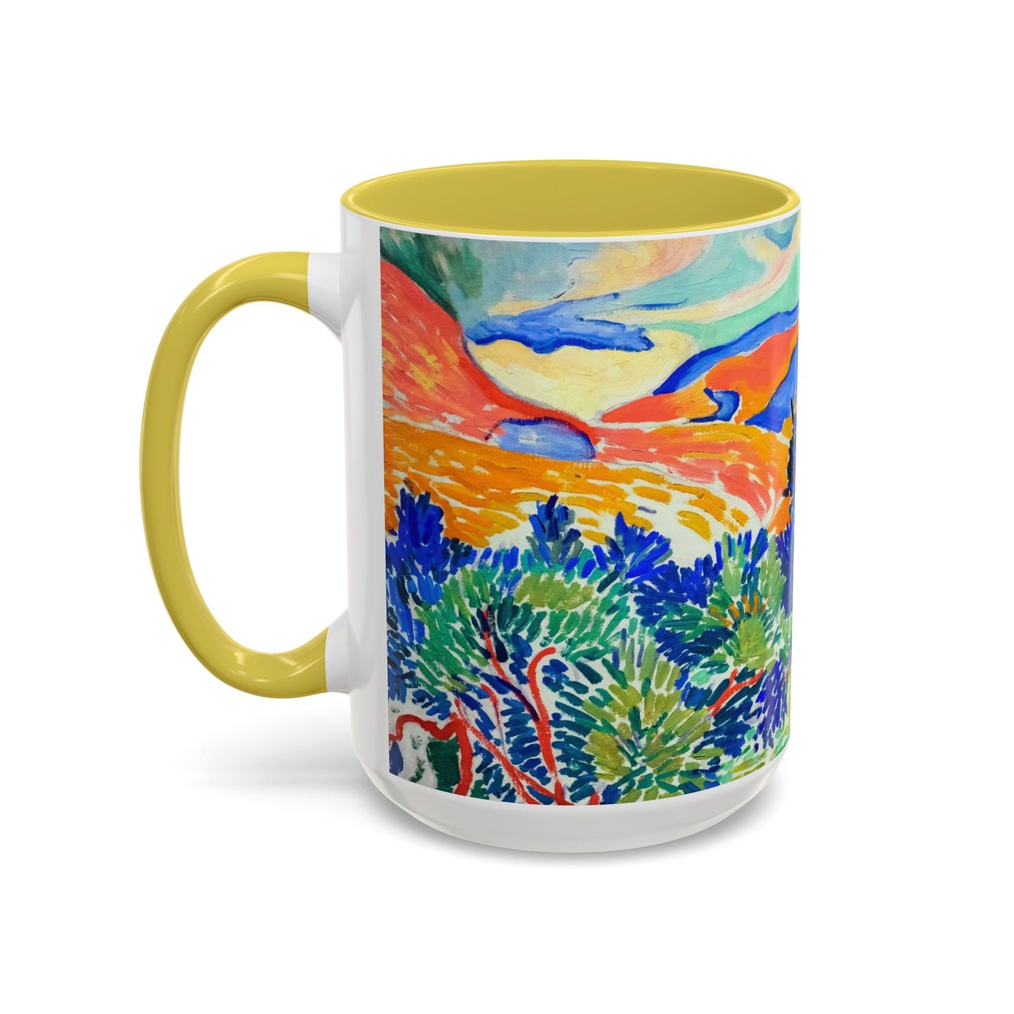 Derain, André - Mountains at Collioure (1905) - Colorful Accent Mugs