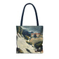 Cézanne, Paul - L’Estaque, Melting Snow (1870) - Tote Bag