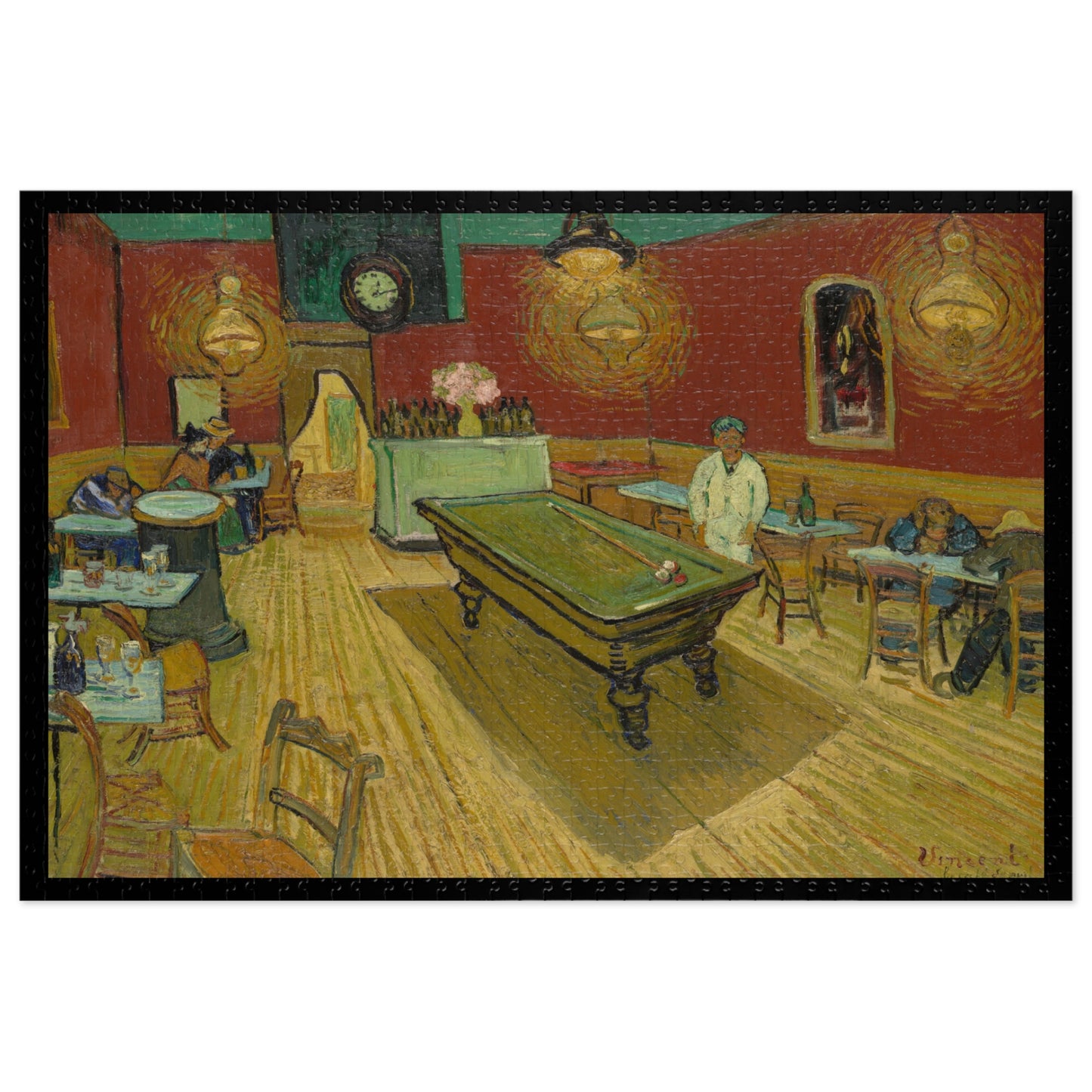 Van Gogh, Vincent - The Night Cafe (1888) - 1000pc Jigsaw Puzzle