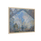 Monet, Claude - Le Gare Saint-Lazare (1877) - Matte Canvas, Framed