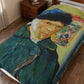 Van Gogh, Vincent - Self Portrait with Bandaged Ear (1889) - Velveteen Plush Blanket