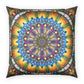 Pacio, Adam - Emerald Arrows Mandala - Poly Velvet Pillow
