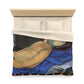 Filiger, Charles - The Recumbent Christ (1895) - Microfiber Duvet Cover