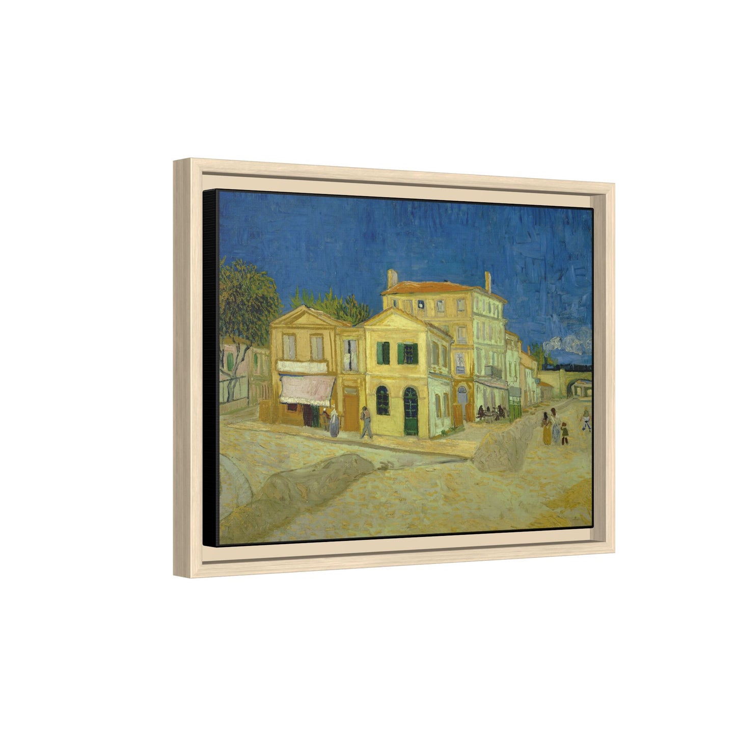 Van Gogh, Vincent - The Yellow House (1888) - Matte Canvas, Framed