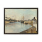Morisot, Berthe - The Harbor at Lorient (1869) - Matte Canvas, Framed