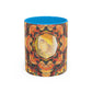 Filiger, Charles - Woman’s Head with Closed Eyes (1893) - Colorful Accent Mugs