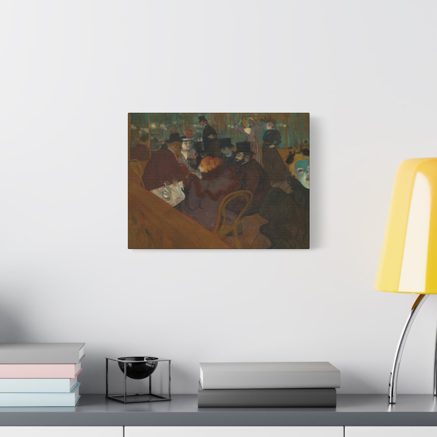 Lautrec, Henri - At the Moulin Rouge (1892) - Canvas Block, unframed