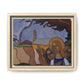 Filiger, Charles - Virgin and Two Angels (1895) - Matte Canvas, Framed