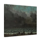 Courbet, Gustave - The Sea (1865) - Canvas Block, unframed