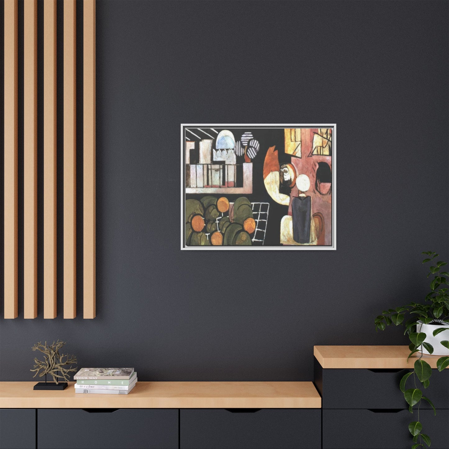 Matisse, Henri - The Moroccans (1916) - Matte Canvas, Framed