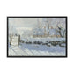 Monet, Claude - The Magpie (1868) - Matte Canvas, Framed