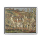Pissarro, Camille - Red Roofs, Corner of a Village in Winter (1877) - Matte Canvas, Framed