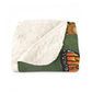 Pacio, Adam - Monarch Buttefly Mandala - Sherpa Fleece Blanket