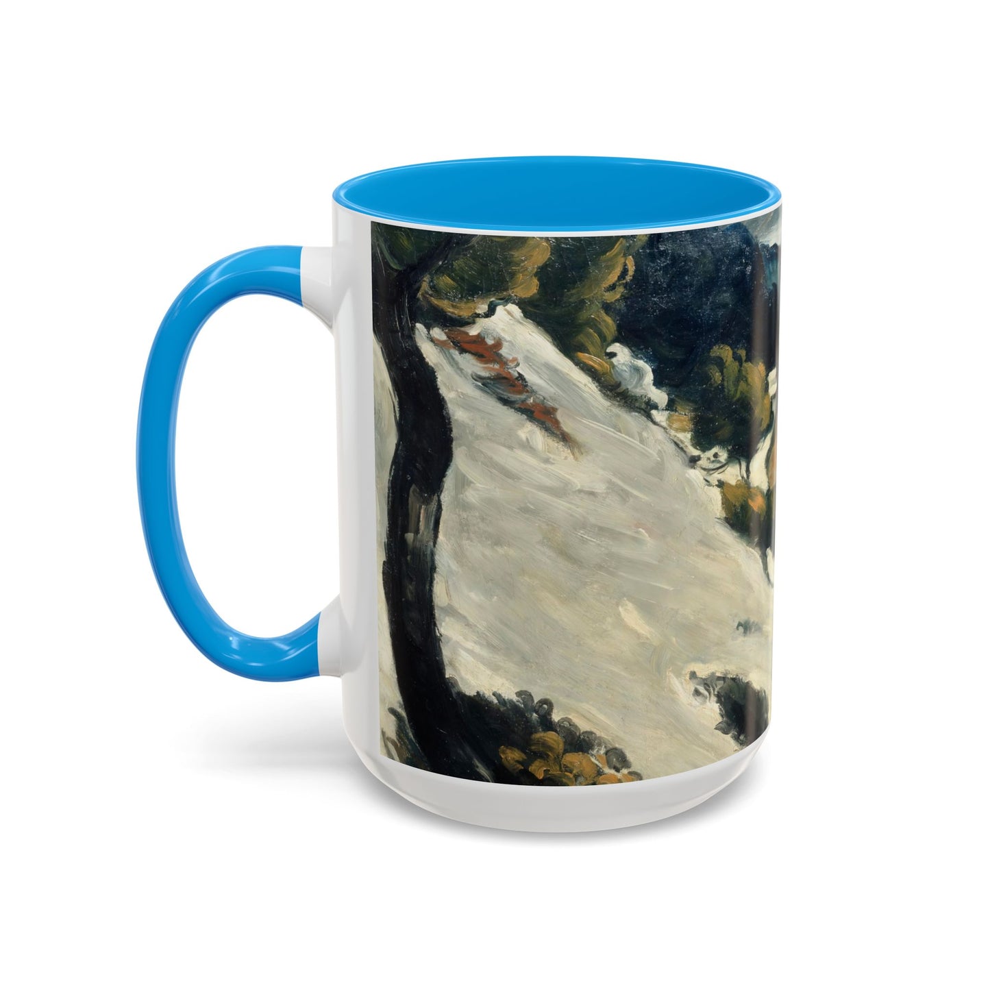 Cézanne, Paul - A Modern Olympia (1874) - Colorful Accent Mugs