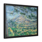 Cézanne, Paul - Mont Sainte-Victoire with Large Pine (1887) - Matte Canvas, Framed