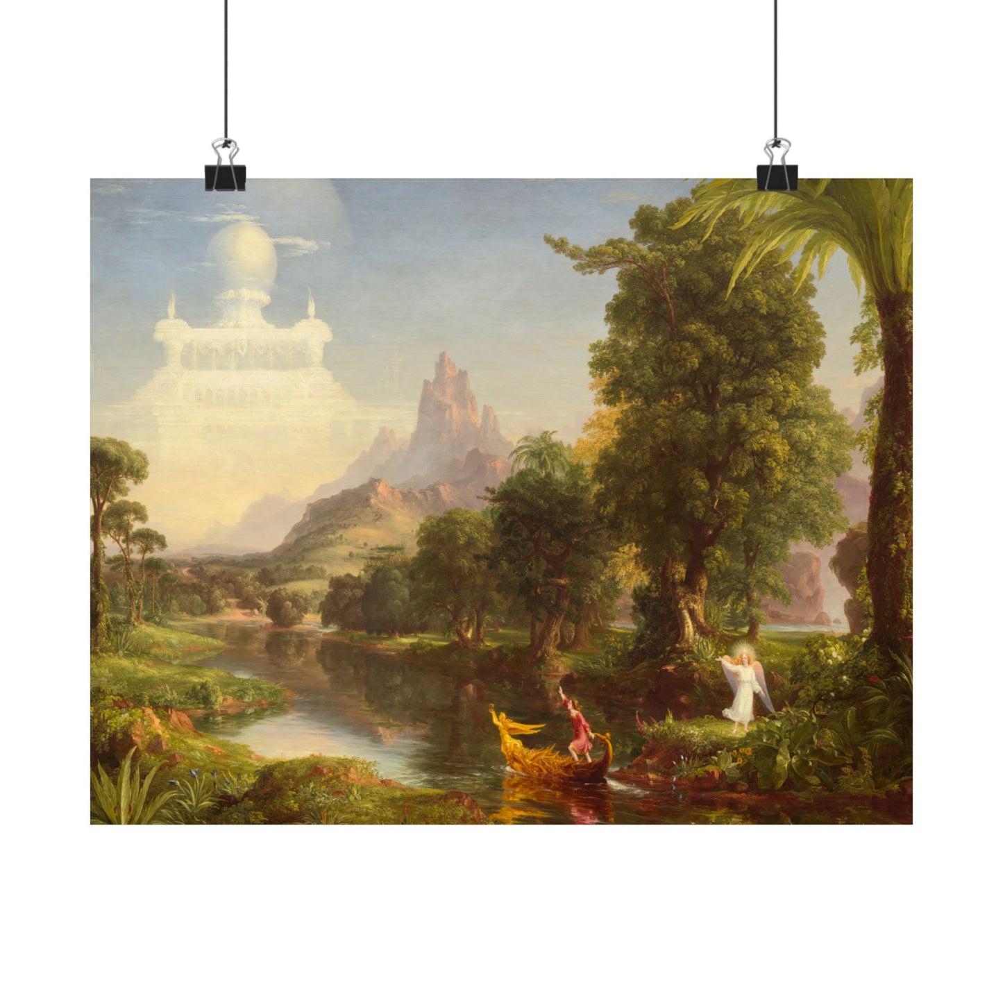 Cole. Thomas - The Voyage of Life: Youth (1842) - Satin Posters