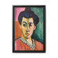 Matisse, Henri - The Green Stripe (1905) - Matte Canvas, Framed