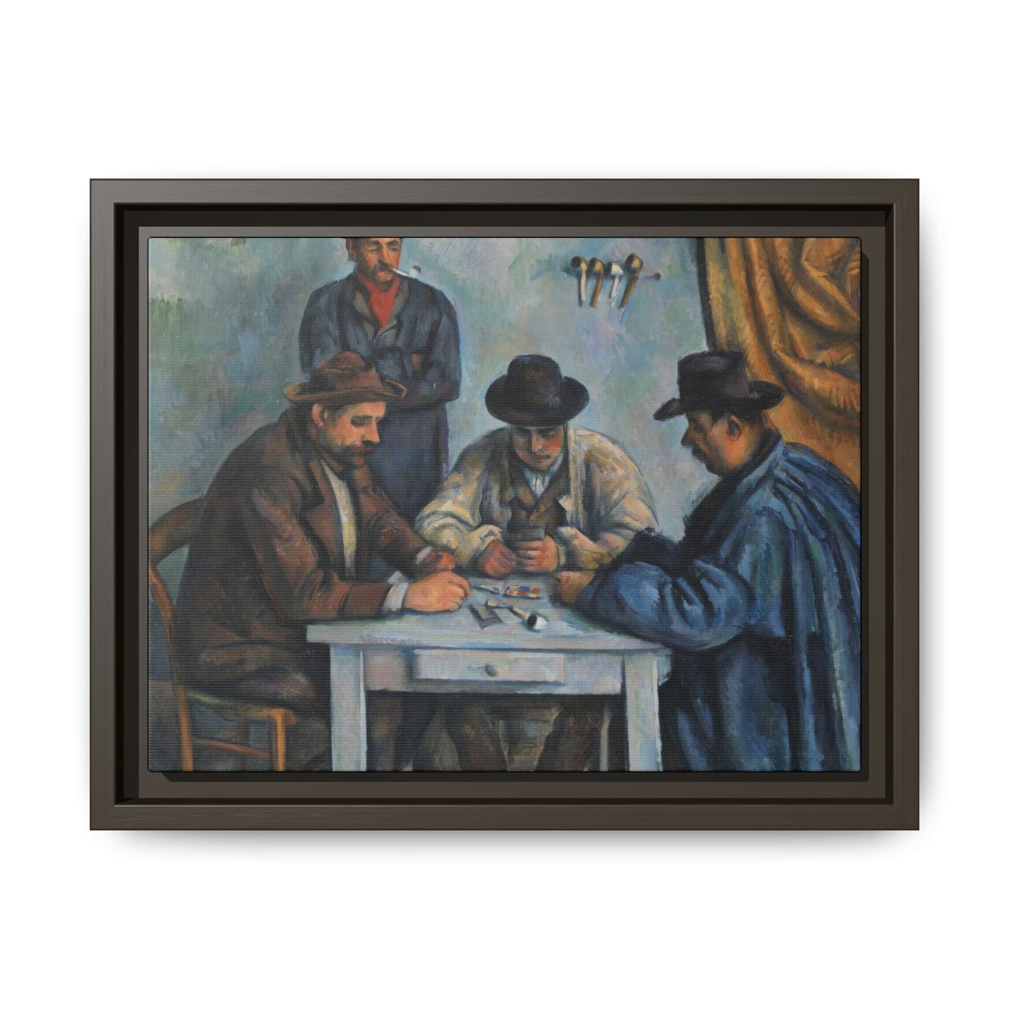 Cézanne, Paul - The Card Players (1892) - Matte Canvas, Framed