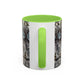 Pacio, Adam - Memento Mori Mandala - Colorful Accent Mugs
