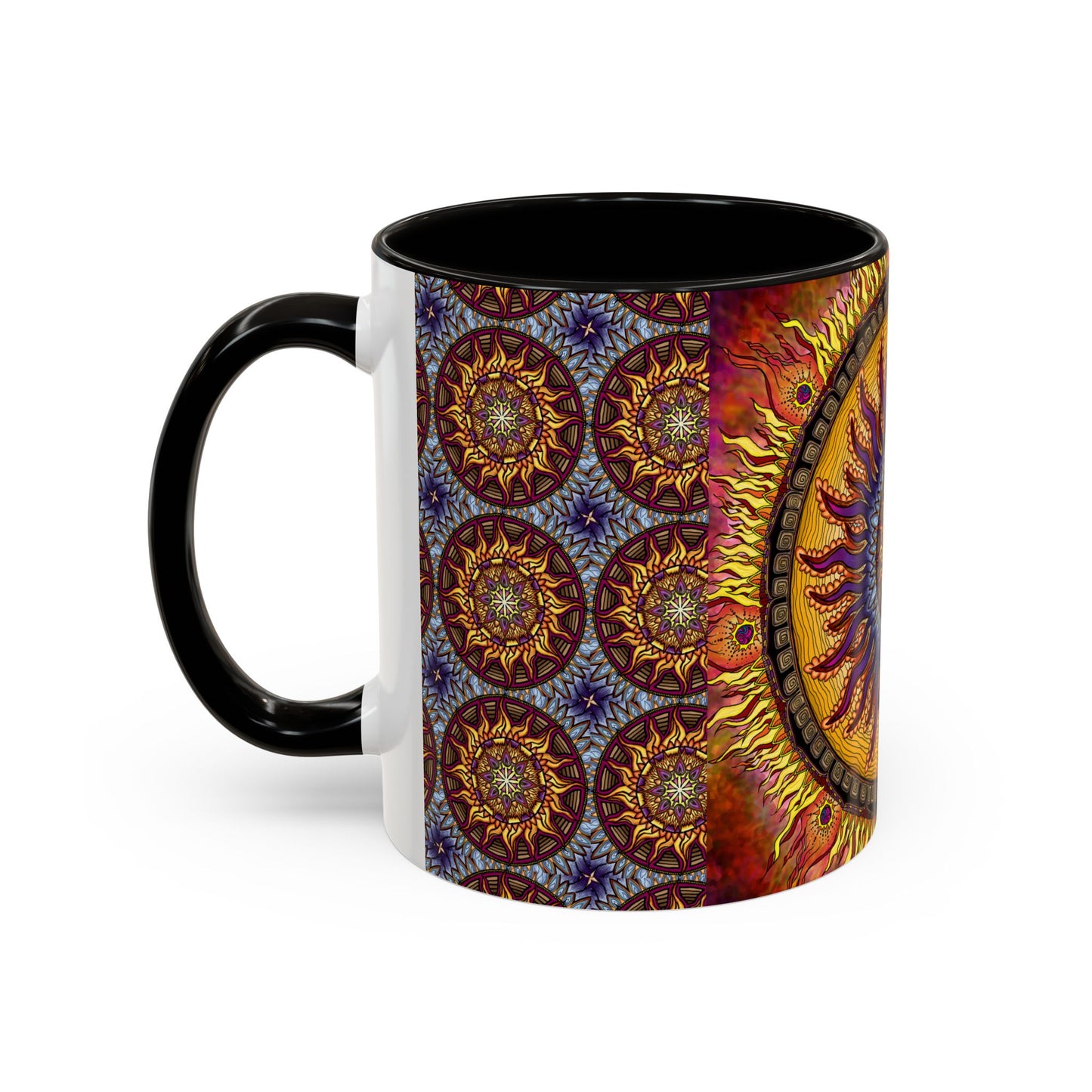 Pacio, Adam - Solar Disc Mandala - Colorful Accent Mugs