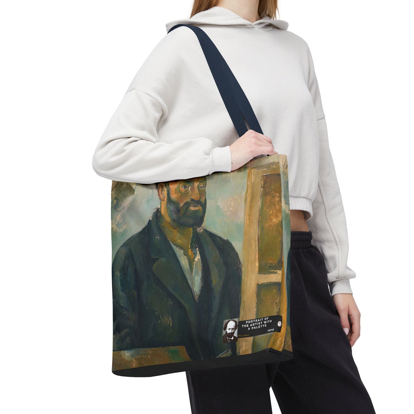 Cézanne, Paul - Portrait of the Artist with a Palette (1890) - Tote Bag