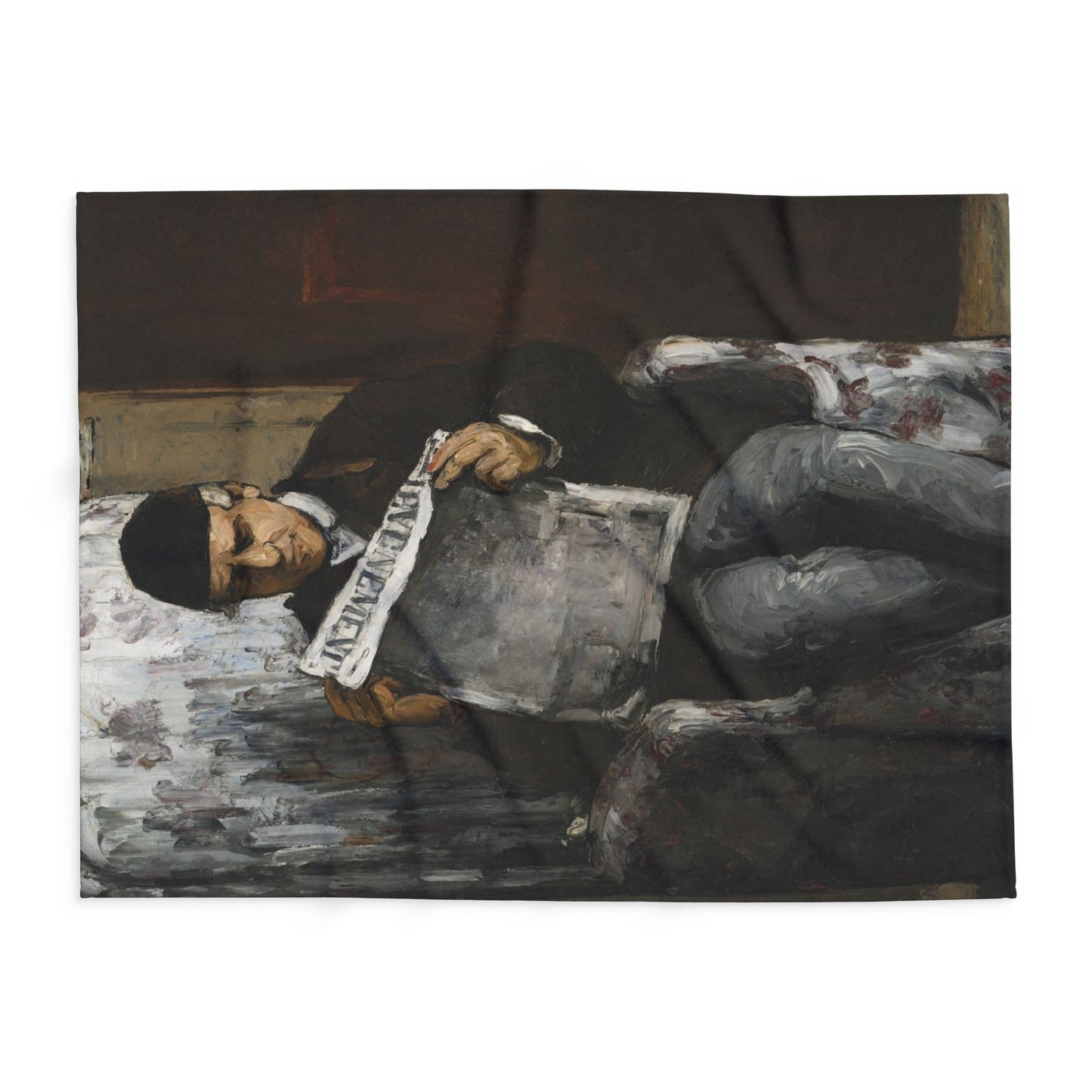 Cézanne, Paul - The Artist’s Father (1866) - Arctic Fleece Blanket