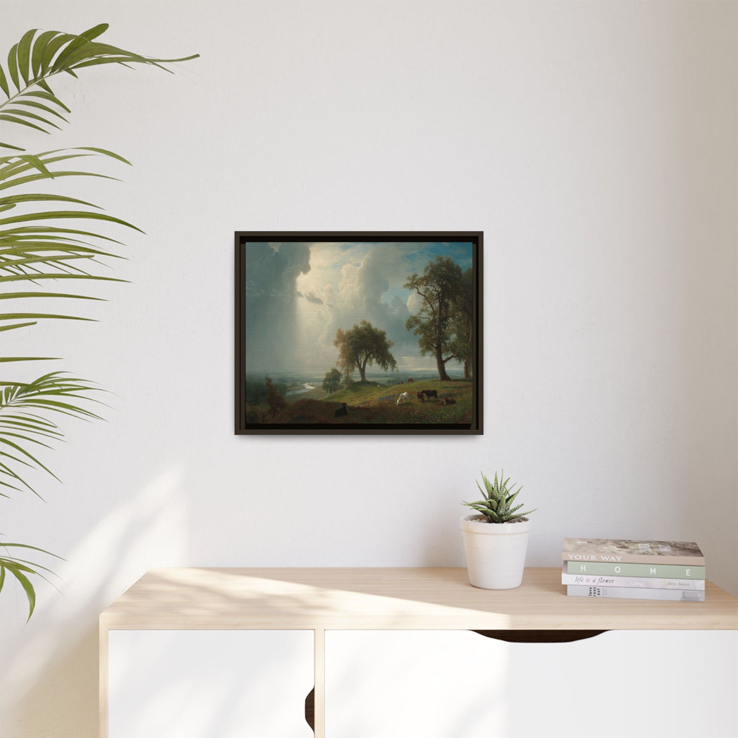 Bierstadt, Albert - California Spring (1875) - Matte Canvas, Framed