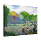 Ranson, Paul - Picking Flowers (1890) - Canvas Block, unframed