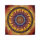 Solar Disc Mandala - Microfiber Duvet Cover