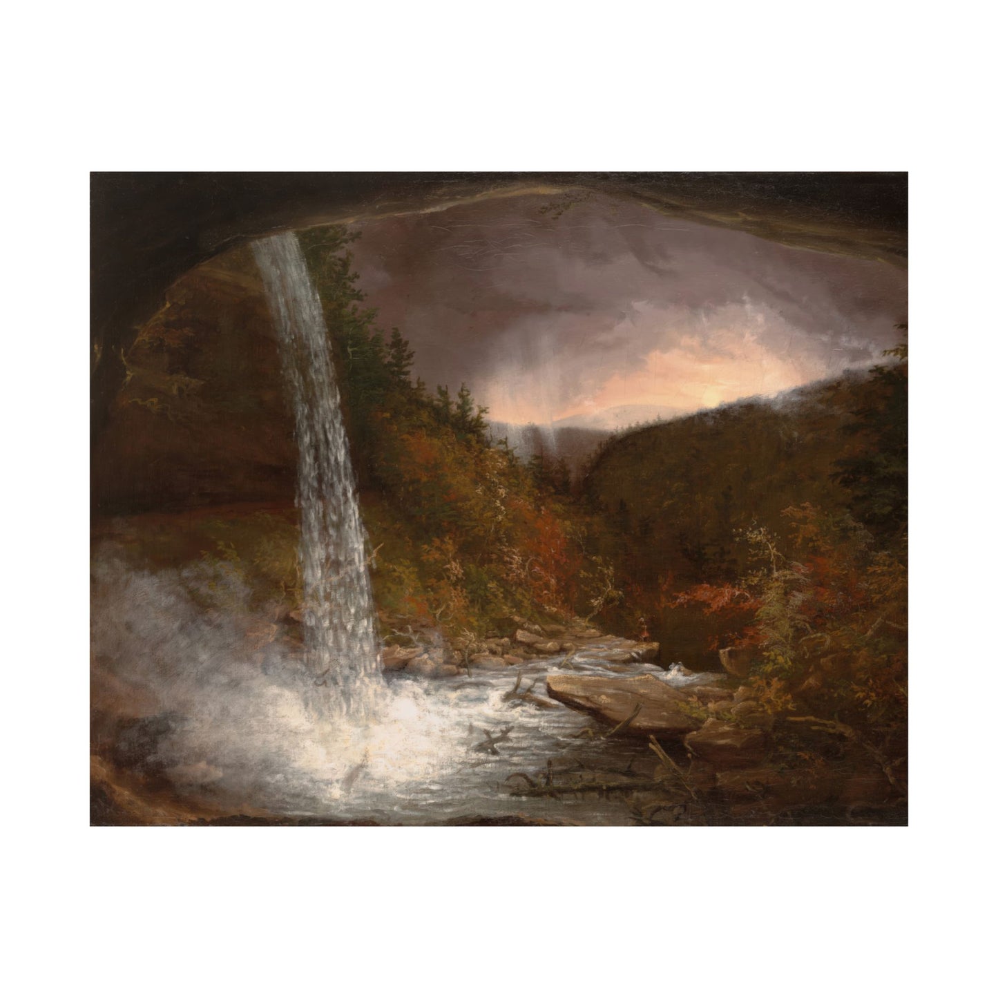 Cole. Thomas - The Falls of the Kaaterskill (1826) - Satin Posters