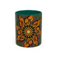 Pacio, Adam - Monarch Butterfly Mandala - Colorful Accent Mugs