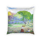 Ranson, Paul - Picking Flowers (1890) - Poly Velvet Pillow