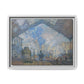 Monet, Claude - Le Gare Saint-Lazare (1877) - Matte Canvas, Framed