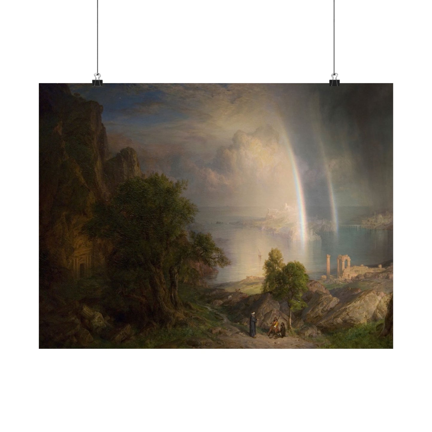 Church, Frederic Edwin - The Aegean Sea (1877) - Satin Posters