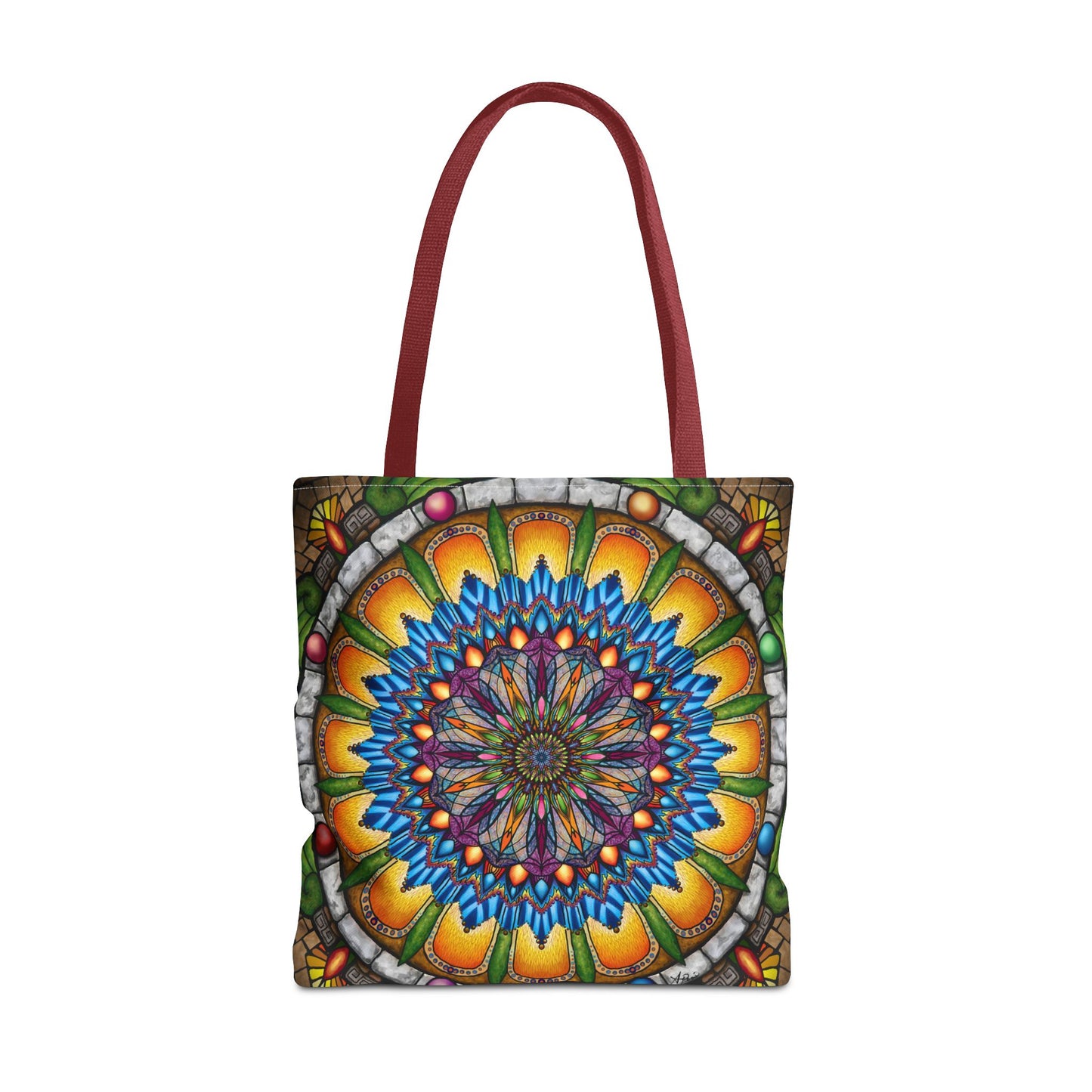 Pacio, Adam - Emerald Arrows Mandala - Tote Bag