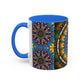 Pacio, Adam - Emerald Arrows Mandala - Colorful Accent Mugs
