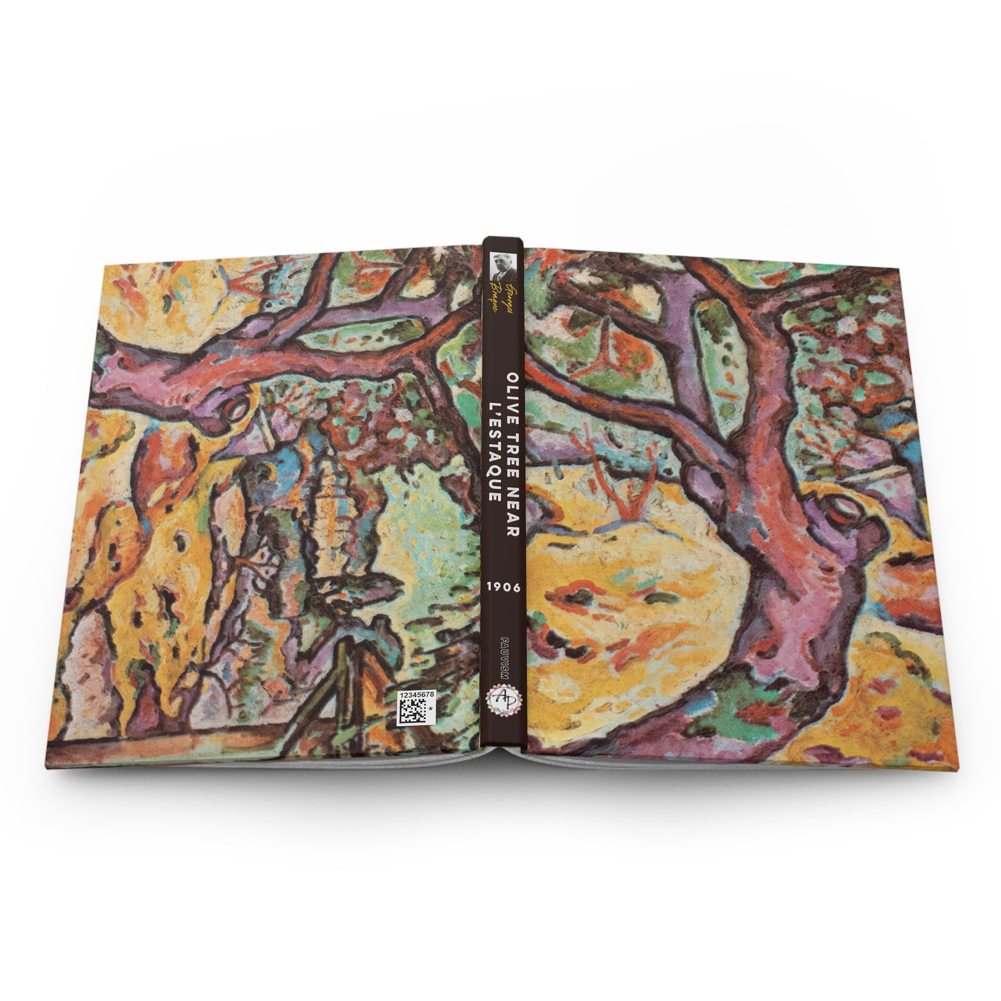 Braque, Georges - Olive Tree near L'Estaque (1906) - Hardcover Journal Matte