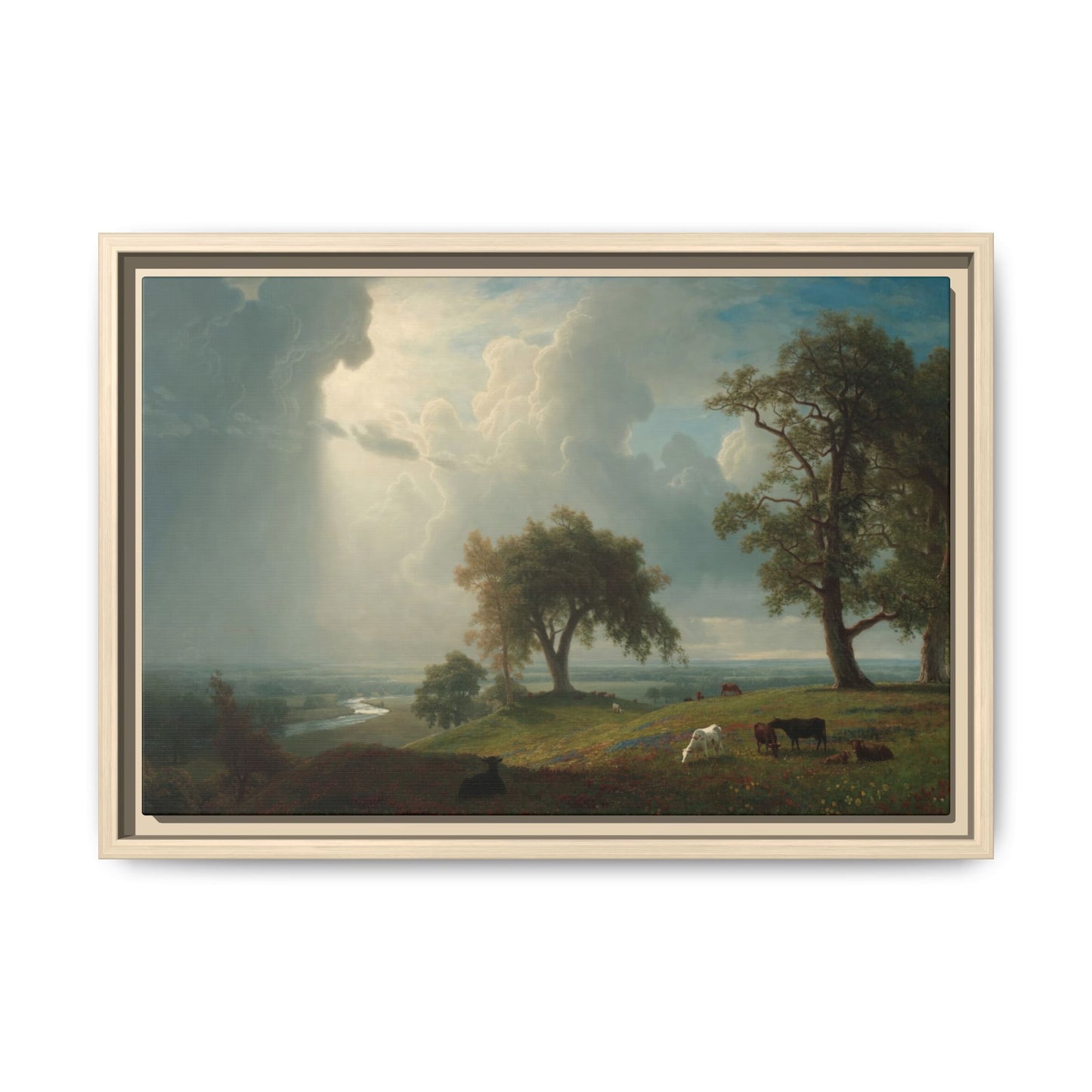Bierstadt, Albert - California Spring (1875) - Matte Canvas, Framed