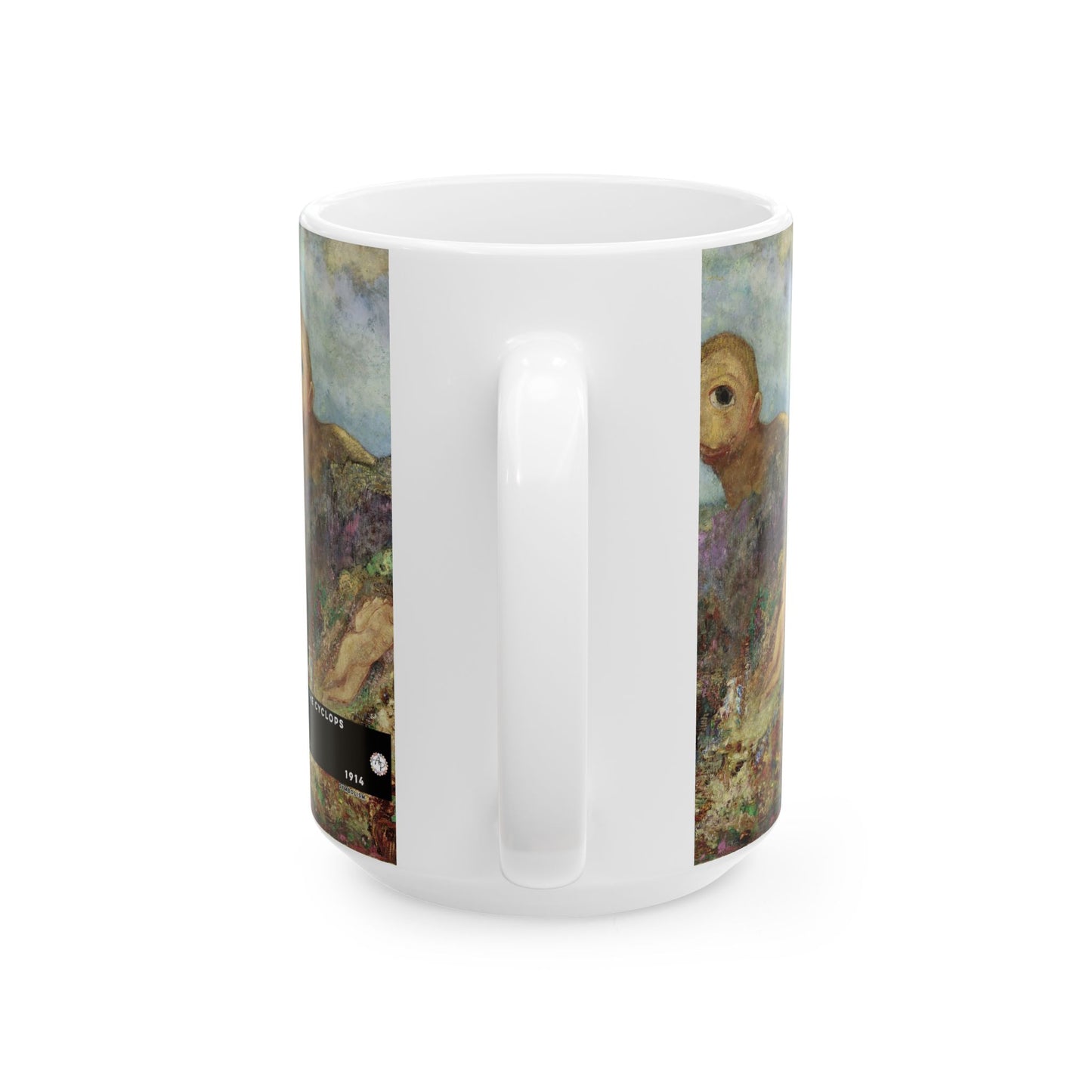 Redon, Odilon - The Cyclops (1914) - Ceramic Mug