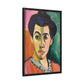 Matisse, Henri - The Green Stripe (1905) - Matte Canvas, Framed
