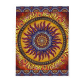 Pacio, Adam - Solar Disc Mandala - Arctic Fleece Blanket