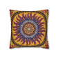Pacio, Adam - Solar Disc Mandala - Suede Square Pillowcase