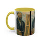 Cézanne, Paul - Portrait of the Artist with a Palette (1890) - Colorful Accent Mugs