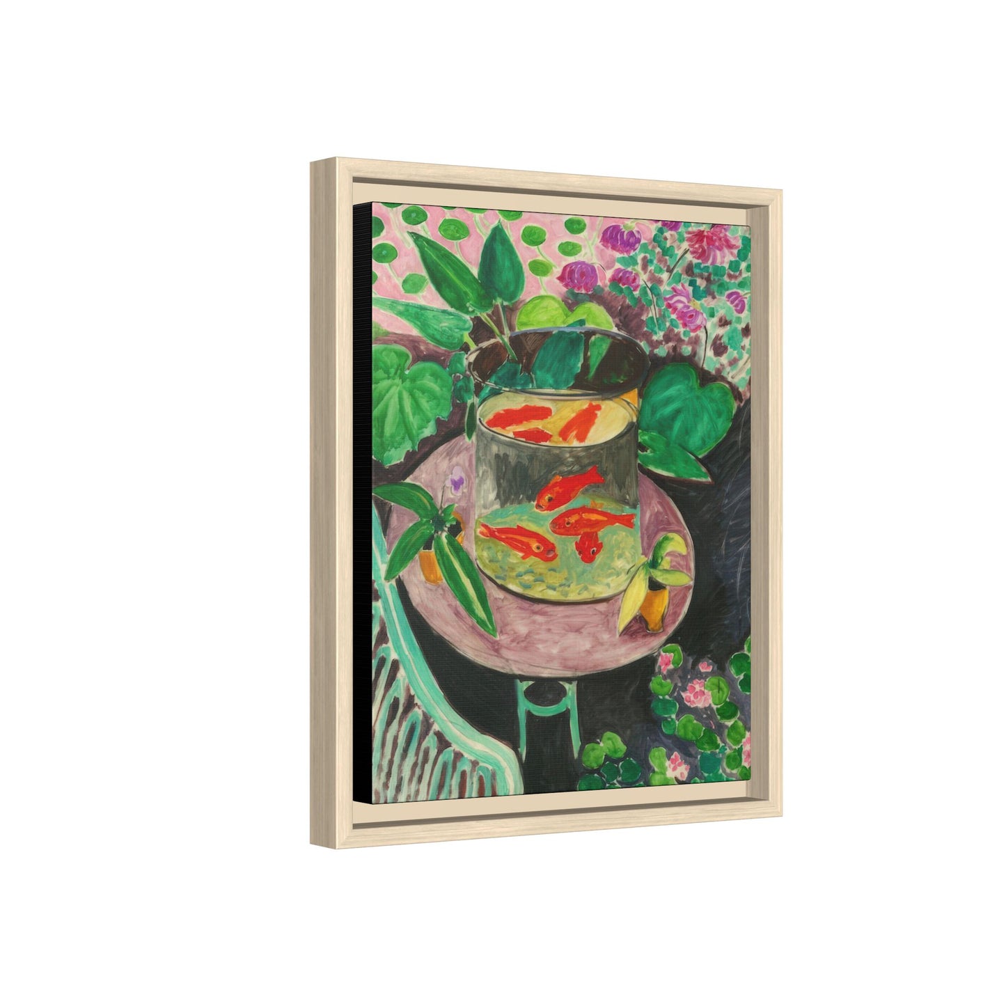 Matisse, Henri - The Goldfish (1912) - Matte Canvas, Framed