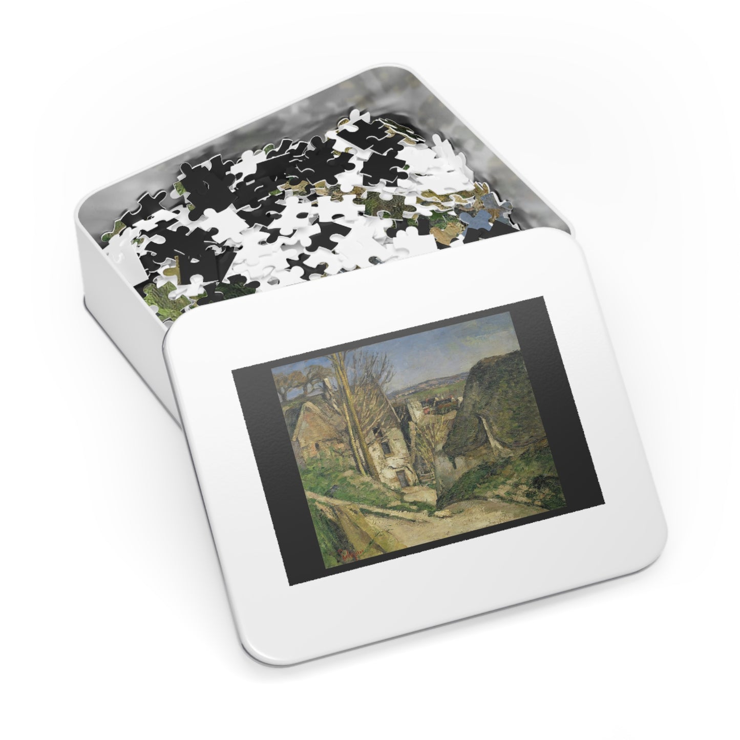 Cézanne's "The House of the Hanged Man" - 1000pc Jigsaw Puzzle