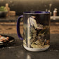 Courbet, Gustave - The Stone Breakers (1850) - Colorful Accent Mugs