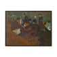 Toulouse-Lautrec, Henri - At the Moulin Rouge (1892) - Matte Canvas, Framed