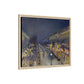 Pissarro, Camille - The Boulevard Montmartre At Night (1897) - Matte Canvas, Framed