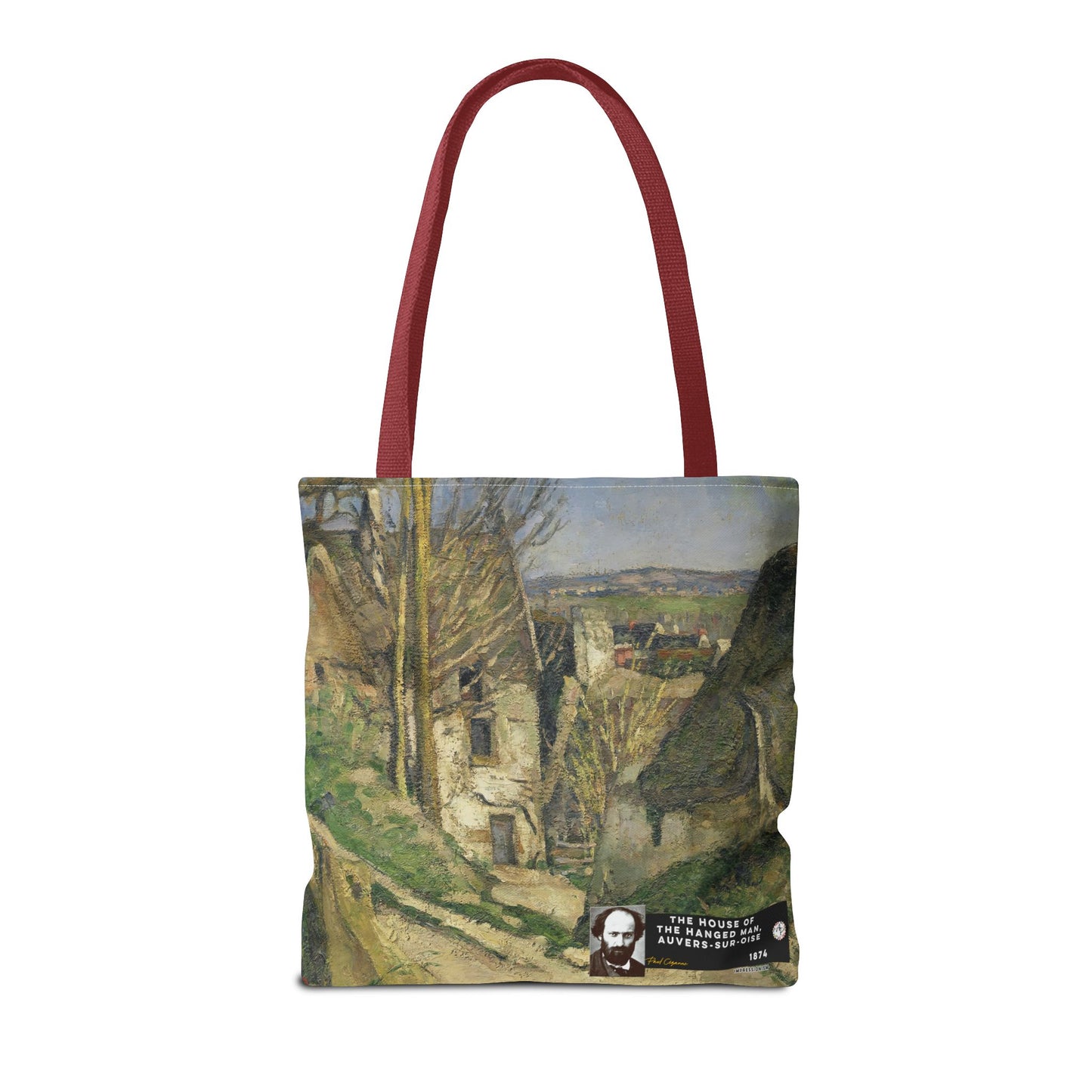 Cézanne, Paul - The House of the Hanged Man, Auvers-sur-Oise (1874) - Tote Bag